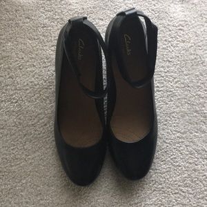 Clarks Artisan Ballerina Wedge Shoes
